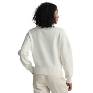 Chaqueta de punto con cremallera para mujer, textura suave, manga larga, bolsillo en el pecho, informal, ligera, para uso diario - Product Image 4