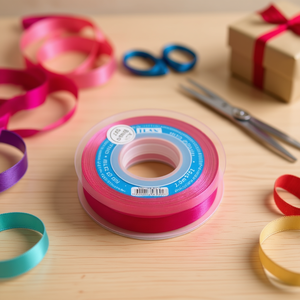 Ruban en satin Ilan 2,0 m 25y Couleur Fusia D15 10298 - Product Image 3