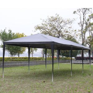 10FT X 30FT Outdoor Black Wedding Gazebo Waterproof PVC <b>Canopy</b> Patio <b>Tent</b> with 8 Removable Sidewalls for Big Events - Product Image 5