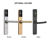Serrure de porte d'hôtel intelligente YGS RFID, étanche, ignifuge, en acier inoxydable, système de serrure de porte d'hôtel, serrure à clé mécanique