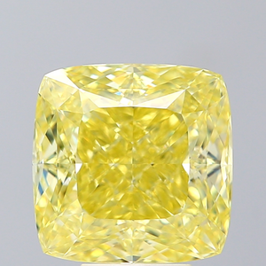 Diamante Suelto de Corte Cojín Amarillo Fantasía de 8.09 CT, Claridad VVS2, Gema Natural Certificada por IGI para Joyería - Product Image 2