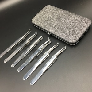 New Professional Hooper Company Eyelash Tweezers HAC-T373 Stainless Steel Anti-Magnetic Durable Plain Grip Eyelash Tweezers - Product Image 5