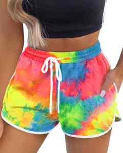 Pantalones Cortos Deportivos para Mujer, con Tela Elástica de Recuperación Dinámica, Silueta Ajustada, Impresión por Sublimación que Mejora el Rendimiento - Product Image 6