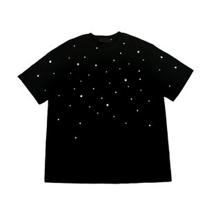 Camiseta Moderna con Pedrería, Diseño 2026, Corte Moderno, Ecológica, Transpirable, Poliéster/Algodón, para Uso Casual - Product Image 1