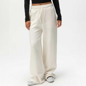Wholesale High Quality Women's Winter Streetwear Casual Wear Side Pockets Flared <b>Trouser</b> Fleece Women <b>Trousers</b> - Product Image 1