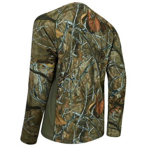 Camiseta de Camuflaje de Manga Larga para Hombre, Impermeable, Cortavientos y Transpirable, con Diseño de Impresión Personalizada para Deportes al Aire Libre y Camping - Product Image 5