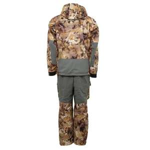 Vêtement de chasse pour hommes en gros OEM, veste tactique camouflage d'extérieur, sweat à capuche doublé polaire printemps-automne, combinaison de chasse imperméable - Product Image 2