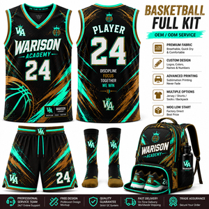 Uniforme de Baloncesto de Primera Calidad, Sublimado, de Secado Rápido, para Entrenamiento, Conjunto Deportivo Juvenil - Product Image 2