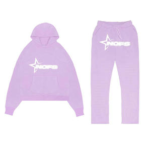 Conjunto Deportivo de Lujo para Hombre, Sudadera con Capucha Extra Grande y Pantalones Jogger de Algodón de Alta Calidad, Unisex - Product Image 1