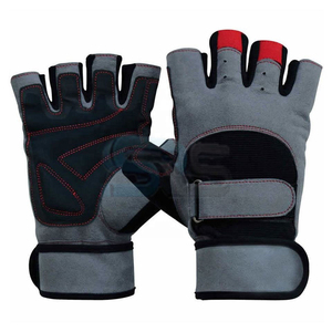 Unisex High Quality Custom Made Non-Slip <b>Fingerless</b> Sports Fitness <b>Gloves</b> Comfortable Fitted Gym Workout Latest Design - Product Image 4