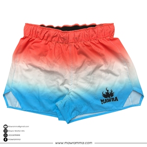 Shorts MMA personalizados para mujer Mawra, de secado rápido, sublimados, para entrenamiento, gimnasio, fitness y combate. - Product Image 3