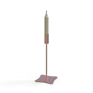 Candelabro de Cobre y Latón con Base Cuadrada para Decoración del Hogar - Product Image 4