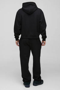 Survêtements tendance 2026 : Ensemble pantalon ample et sweat à capuche oversize, imprimé ton sur ton, avec fermeture éclair - Product Image 5