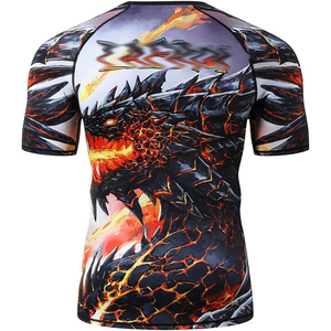 Professional Half Sleeve Rash Guard Durable <b>Compression</b> Sportswear Premium Manufacturer Bulk Orders - Product Image 5