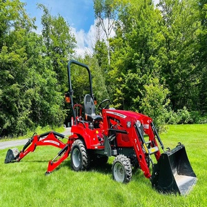 Tracteur à roues Massey Ferguson GC1723EB, sub-compact, 4x4, 45 CV, transmission par engrenages, pompe de rétrocaveuse, moteur, boîte de vitesses, machine agricole polyvalente - Product Image 2
