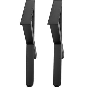 Set di 2 Gambe per Tavolo da Pranzo a Sezione Quadrata Rinforzata da 3,1 Pollici, Altezza 16 Pollici, Larghezza 15 Pollici, Gambe in Acciaio da 3,1 Pollici per Tavolo da Pranzo - Product Image 1