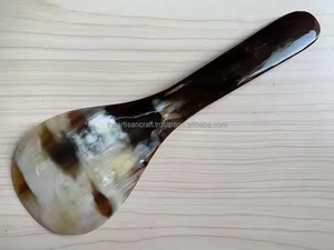 Cuchara de cuerno auténtica para fiestas vikingas, cocina primitiva y colecciones patrimoniales hechas a mano de Artisan Craft - Product Image 3