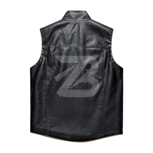 Colección Otoño Invierno, Chaleco Cálido para Hombre, Grueso y Afelpado, Cómodo, Transpirable, Moderno y Versátil, Chaquetas de Cuero de Caballo - Product Image 2