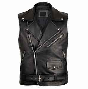 Gilet en cuir véritable 100% pour homme, confortable, respirant, chaud pour l'hiver, design unique, prix de gros, Sports World Pakistan - Product Image 4