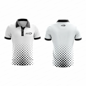 High Quality Custom Logo Men's for <b>Shirts</b> Casual Sportswear Street Fashion Polyester/Cotton Quick Dry <b>Button</b> <b>Half</b> Sleeve - Product Image 3