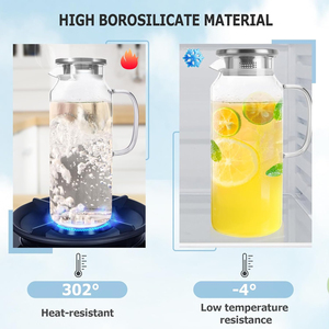 Jarra de agua de calidad premium para refrigerador, almacenamiento de bebidas frías, servicio de bebidas, pícnic, camping y actividades diarias en la cocina. - Product Image 3