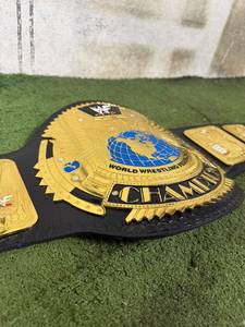 Ceinture de championnat de lutte Big Eagle, 4 mm, en alliage de zinc, sangle en cuir véritable, ceinture de champion du monde poids lourd - Product Image 4