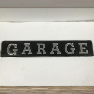 Antique Modern Aluminum Garage Wall <b>Sign</b> Finest Quality Plaque with Perfect Finish <b>for</b> <b>Shop</b> Decor - Product Image 1