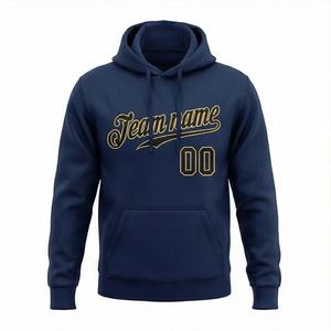 Sweat-shirts à capuche personnalisés avec nom et numéro, imprimés par sublimation, pour hommes, coupe ample, uniformes d'équipe, pulls doux à faire soi-même pour l'automne - Product Image 1