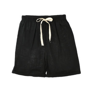 Nuevos pantalones cortos de verano para niños hechos de algodón puro, pantalones cortos de playa informales transpirables y suaves para niños, pantalones cortos de color sólido a la moda - Product Image 2