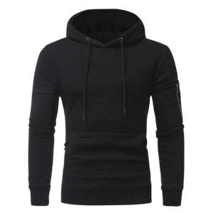 Sweat à capuche décontracté pour homme, 100 % coton épais, brodé, en molleton, de haute qualité, avec cordon de serrage, idéal pour l'extérieur, personnalisable, vente en gros - Product Image 2