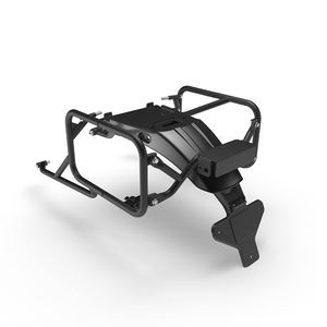 1990259 Rieles de alforjas Black Adventure compatibles con CASE IH New Holland 580M 580L 590SM, de acero inoxidable con corona de plástico, precio de fábrica - Product Image 1