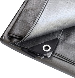 Bâche en PE bleue imperméable de haute qualité, résistante aux UV, indéchirable, coupe-vent, robuste, écologique, poids moyen 700D-1500D - Product Image 2
