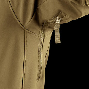 Veste en polaire rouge pour homme, col zippé, respirante, décontractée, pour l'automne, coupe classique, en polyester - Product Image 6