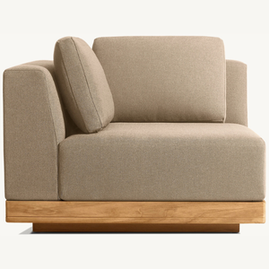 เฟอร์นิเจอร์โซฟาทำจากไม้สักพร้อมโฟมนุ่มและยืดหยุ่น มาพร้อมเบาะรองนั่งเพื่อความสวยงามภายในบ้าน - Product Image 2