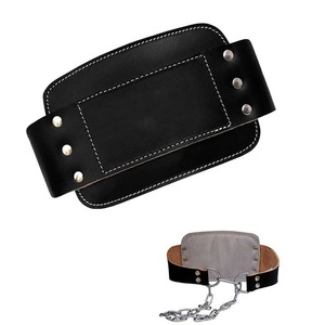 Wholesale Fitness Body Building Weight Lifting Dip <b>Belt</b> Leather Gym Waist Trainer Dip <b>Belts</b> For Adult Wholesale 2026 New Arrival - Product Image 4