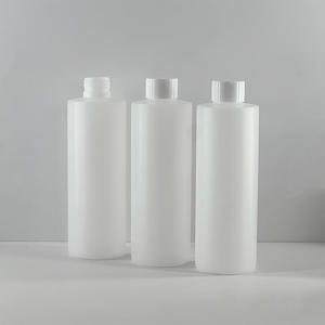 ขวดทรงกระบอกพลาสติก HDPE ธรรมชาติ ขนาด 8 ออนซ์ ปากขวดขนาด 24-410 - Product Image 1