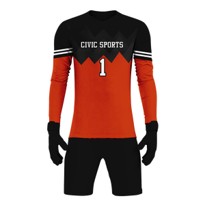 Maillots de football respirants ensemble de gardien de but logo personnalisé uniforme de football - Product Image 1