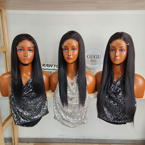 Human Raw Virgin Hair Vietnamese for <b>Wig</b> 100% Bone Straight <b>Long</b> Transparent Lace Glueless - Product Image 2
