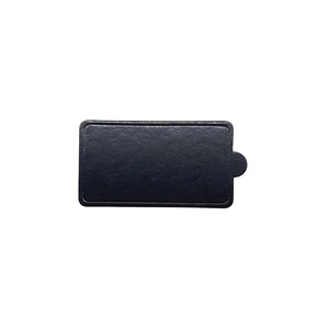Tabla para pasteles de forma rectangular, altamente duradera, ecológica y de calidad alimentaria, disponible en color negro, de un vendedor indio. - Product Image 1