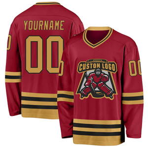 Camisetas de Hockey del Equipo de EE. UU., Ropa Deportiva Personalizada, Prendas de Hockey sobre Hielo Impresas, Poliéster/Nailon Transpirable, Cuello en V, Secado Rápido, Personalizadas - Product Image 6