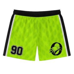 Unisex Neon <b>Green</b> Black Sublimation Lacrosse Uniform Set Polyester Regular Fit Lightweight Team Training Sports Wear Short - Product Image 4