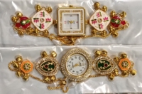 Offre Combo Montres Ghungroo de Qualité Supérieure avec Travail Meenakari, Idéales pour les Cérémonies de Mariage, S'accordent avec Toutes les Tenues, Design Unique