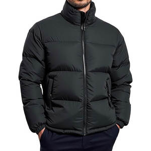 Blouson matelassé ample personnalisé pour homme, color block, idéal pour le ski, les voyages et la randonnée, avec option de marquage OEM et impression sérigraphique - Product Image 3