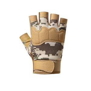 Guantes Tácticos de Camuflaje para Ciclismo, Escalada Deportiva, Paintball, Tiro, Caza, Equitación, Esquí, Medios Dedos, para Hombre - Product Image 3