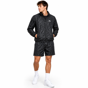 Men's Water Reactive Waterproof <b>Racer</b> <b>Jacket</b> With Zipper Regular Fit Sporty Style Turn-down Collar Polyester men's <b>jackets</b> - Product Image 4