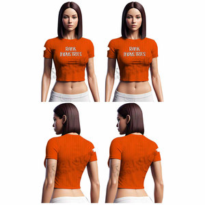 Service OEM, vente en gros et marque privée de t-shirts crop top pour femmes - Product Image 6