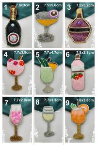 Sous-verres perlés faits main portables MS HANDICRAFT - Cadeaux religieux classiques avec support en polyester (4x4 pouces) - Product Image 3