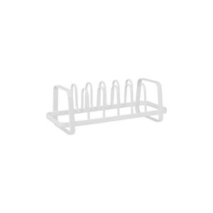 Organisateur de couvercles de rangement en fil métallique blanc, profondeur 13,5 po, support en fer pour casseroles et poêles pour armoire de cuisine - Product Image 3