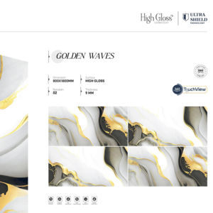 Carreaux de porcelaine effet miroir grand format 800x1600 1200x1800 750x1500mm, conçus pour un éclat luxueux sur de grands espaces intérieurs - Product Image 1