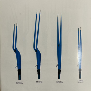 Pinces bipolaires d'irrigation en acier inoxydable, baïonnette droite et courbée, qualité professionnelle - Product Image 1